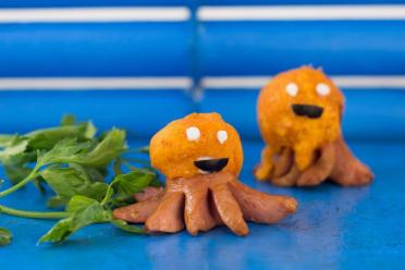 Kid-Friendly Octopus Sausage Bites