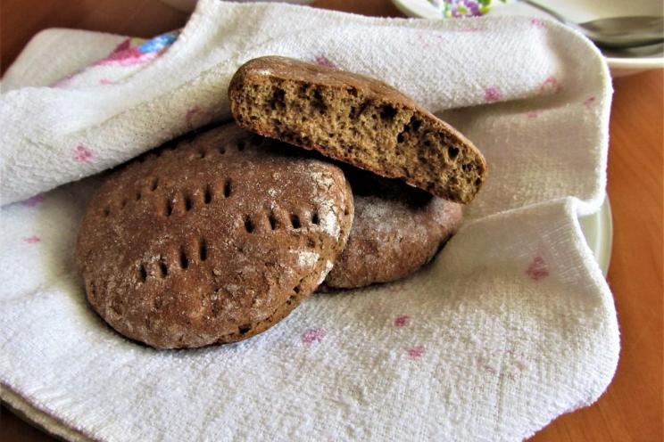 Quick Rye Kefir Flatbreads