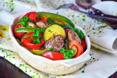 Healthy Chicken Liver & Veggie Stir-Fry