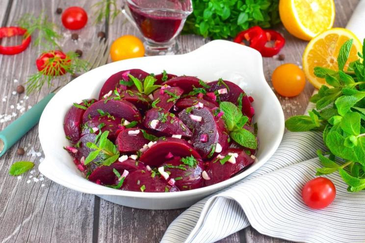 Quick Garlic-Marinated Beets Quick Garlic-Marinated Beets