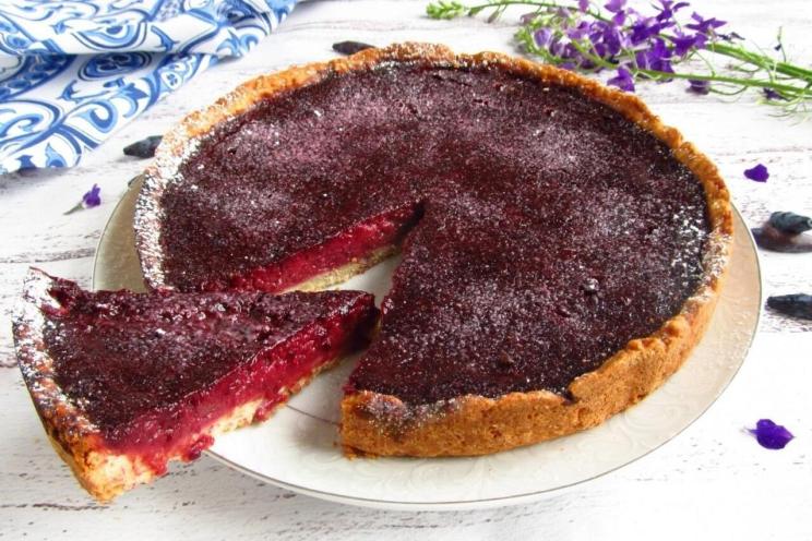 Berry Honeysuckle Tart