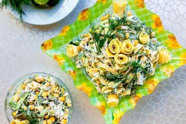 Chicken and Pancake Salad Delight