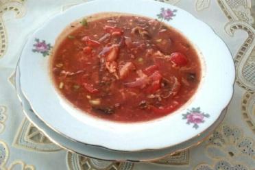 Seafood Tomato Soup Delight