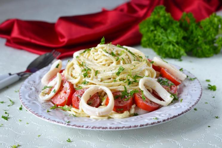 Creamy Squid Pasta Delight