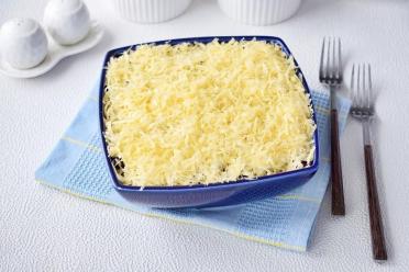 Chicken, Prune, Cucumber, and Cheese Salad