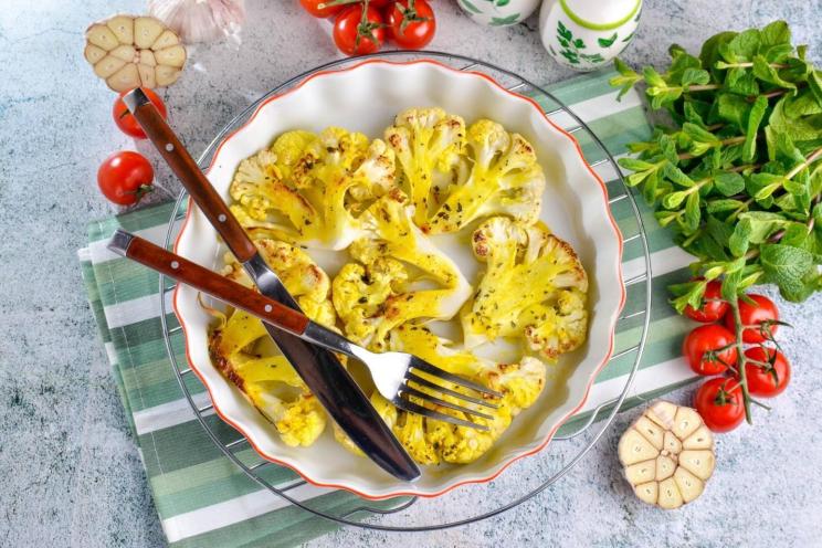 Oven-Roasted Cauliflower Steak