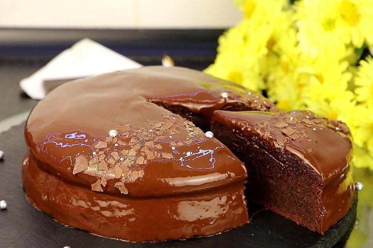 Decadent Chocolate Pie with Gourmet Glaze