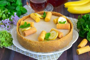 Banana Cottage Cheese Cheesecake Delight