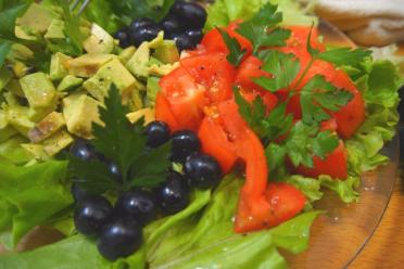 Holiday Avocado & Grape Salad