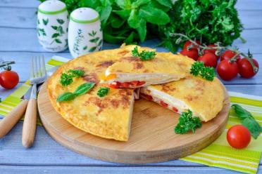Easy Pita Bread Breakfast Skillet