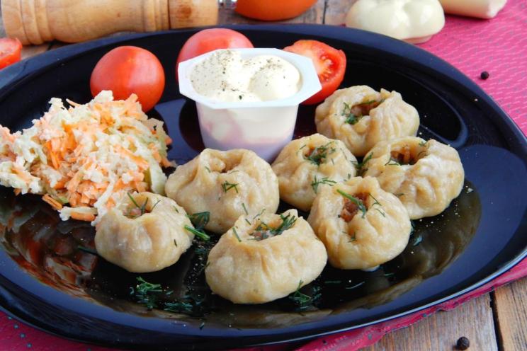 Steamed Buryat Dumplings (Pozy)