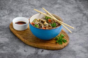 Spicy Chicken Soba Noodles