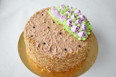 Prune Walnut Milk Cocoa Cake