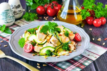 Quick & Juicy Chicken Zucchini Skillet