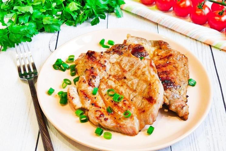Grilled Pork Steak: Juicy and Delicious