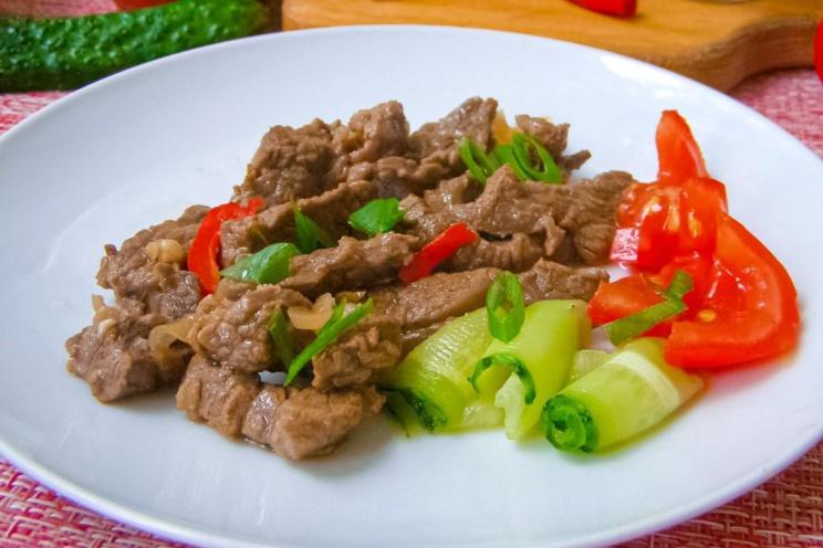 Soy-Marinated Spicy Beef Stir-Fry Soy-Marinated Spicy Beef Stir-Fry