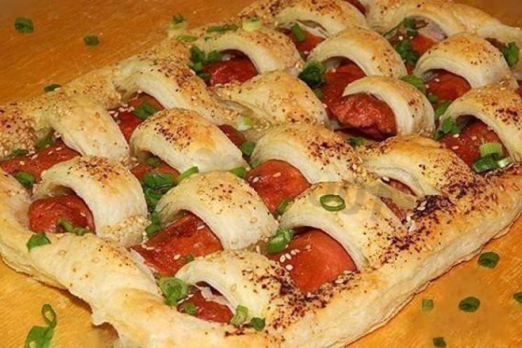 Sausage Layer Pie