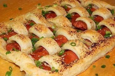 Sausage Layer Pie