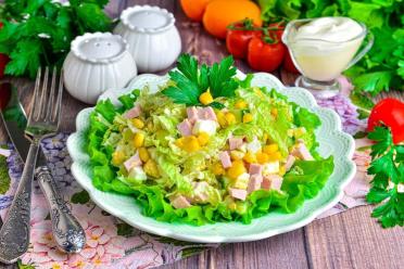 Quick & Delicious Chinese Cabbage and Sausage Salad