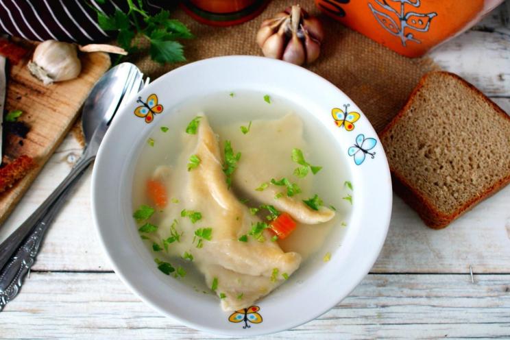 Chicken-Stuffed Kreplach Dumplings Chicken-Stuffed Kreplach Dumplings