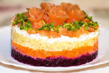 Festive Salmon Salad Delight