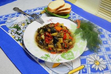 Slow Cooker Eggplant Vegetable Stew