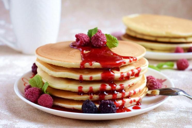 Soft and Melty Milk Pancakes for Breakfast