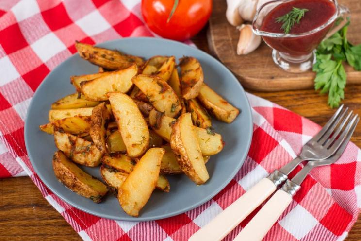 Oven-Baked Spicy Idaho Potatoes