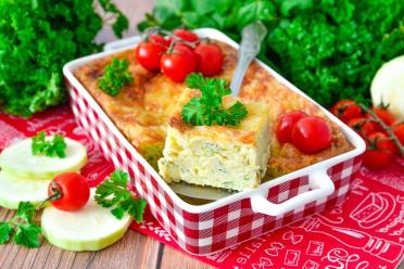Creamy Zucchini Cheese Casserole