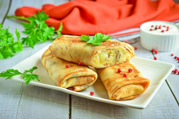 Potato and Mushroom Pancakes