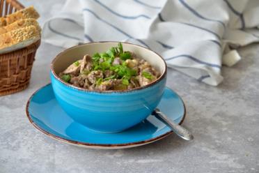 Creamy Chicken Liver with Onions