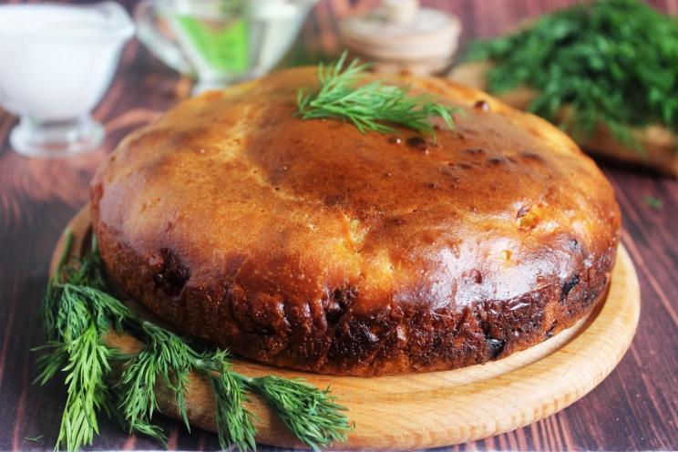 Minced Meat Pie with Kefir