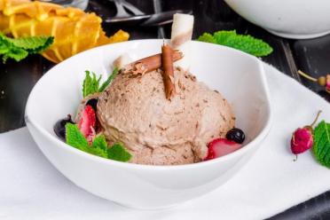 Classic Italian Chocolate Semifreddo Ice Cream