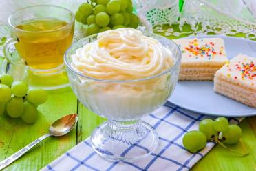 Homemade Waffle Cake Cream