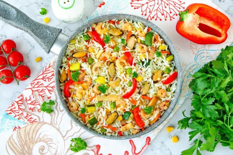 Quick and Easy Seafood Rice Delight