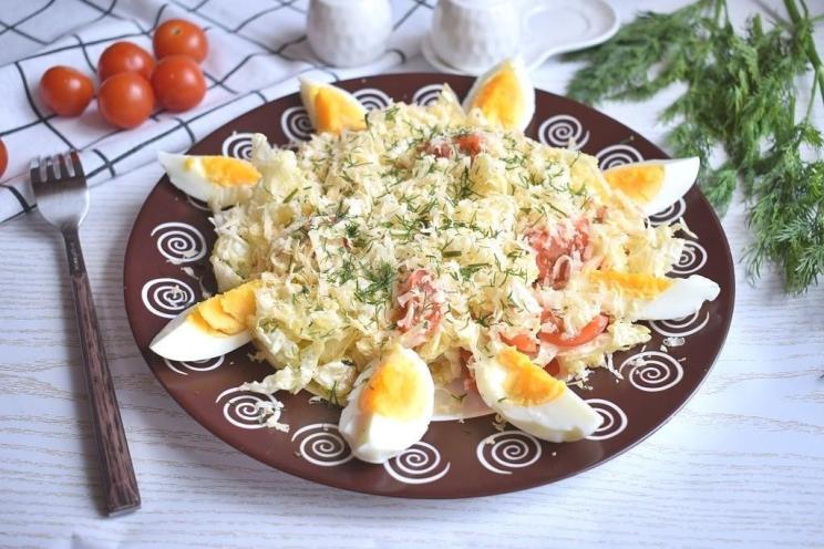 Refreshing Chinese Cabbage and Tomato Salad Refreshing Chinese Cabbage and Tomato Salad