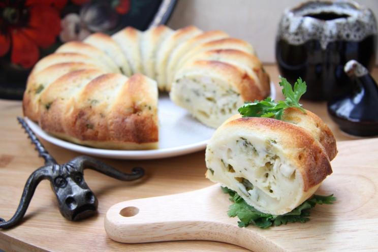 Chicken and Cheese Jellied Pie
