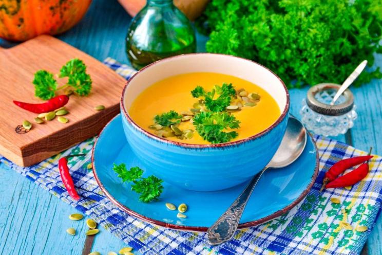 Velvety Roasted Pumpkin Soup