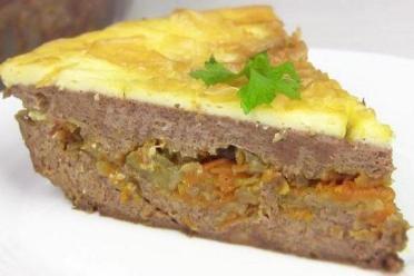 Easy Oven-Baked Liver and Veggie Pie