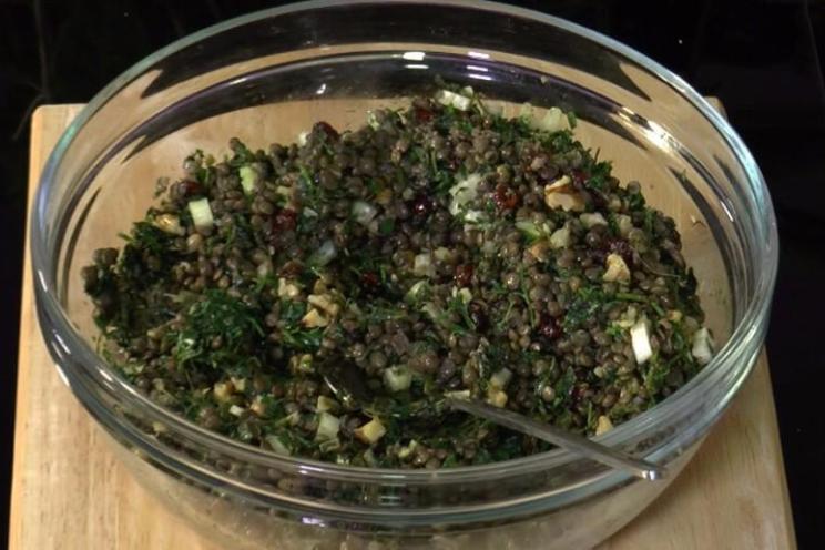 Anti-Aging Black Lentil & Herb Salad