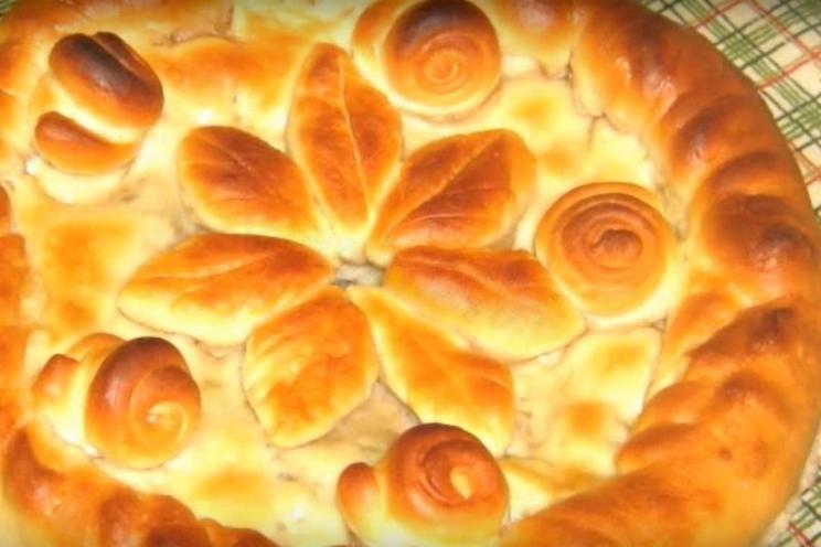 Cabbage and Sprat Yeast Pie Recipe