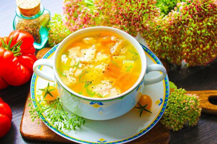 Savory Pike Fish Soup with Vegetables and Grains Savory Pike Fish Soup with Vegetables and Grains
