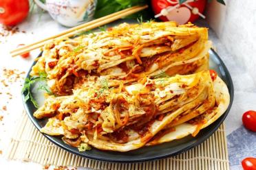 Quick and Easy Spicy Kimchi Cabbage