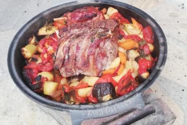 Roast Meat & Vegetables Peka Style