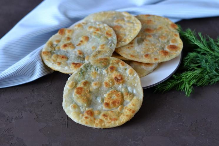 Quick Dill Flatbreads in a Pan
