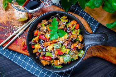Stir-Fried Vegetables in Soy Sauce