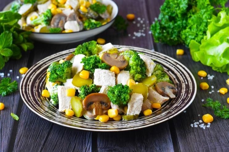 Brooklyn Chicken Salad with Fresh Broccoli and Pickles Brooklyn Chicken Salad with Fresh Broccoli and Pickles