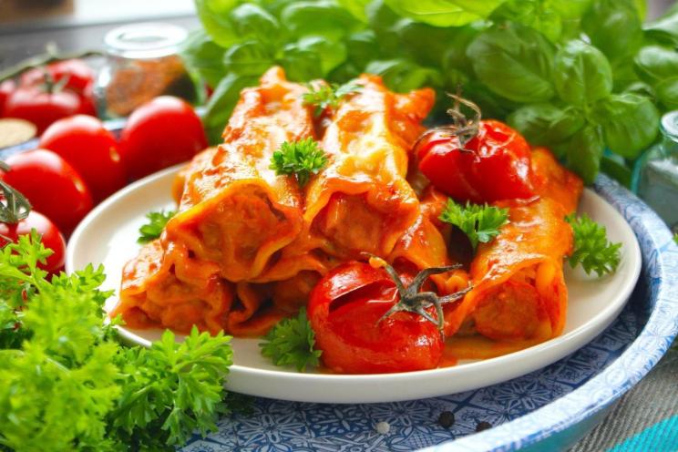 Juicy Tomato Cannelloni