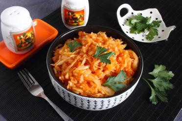 Fried Cabbage and Rice Skillet