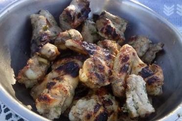 Grilled Pork Rib Kebabs